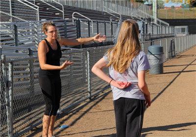 Coach offers advice to cross country runner 